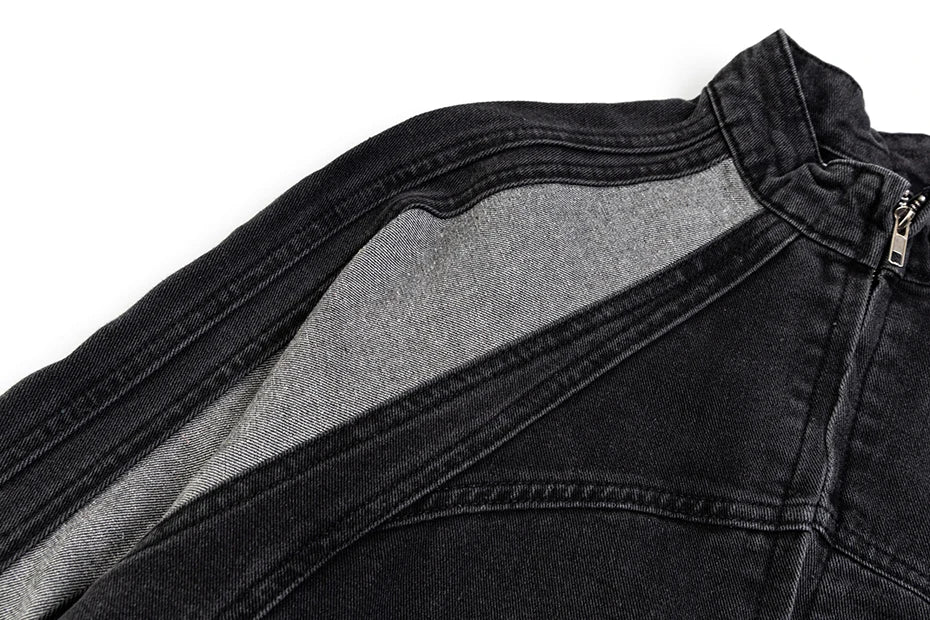 Shadow Stripes Denim Jacket