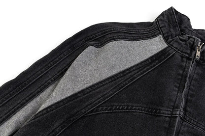 Shadow Stripes Denim Jacket