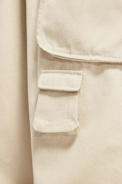 Multi Pockets Wide Leg Cargo Pants