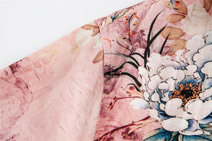 Nylon Floral Elegant Shirt