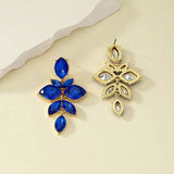 Elegant Sparkling Crystal Stone Drop Earrings