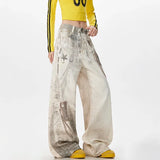 Original Laidback Look Straight Tube Wide Leg Jeans