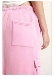 Women's Retro Loose Slit Pockets Skirt