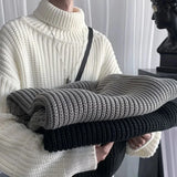 Chunky Ribbed Turtleneck Sweater