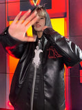 Y2K Stylish Gothic Retro Zipper Hooded Leather Jacket