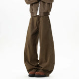 Korean Stylish Deconstruction Wide Leg Pants