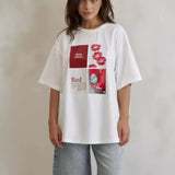 Y2K Women Retro European Style Design T-Shirt