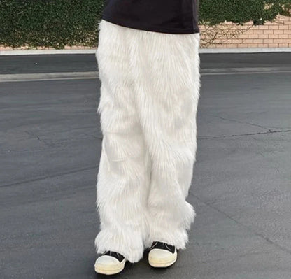 Stylish American Style City Walk Suede Pants