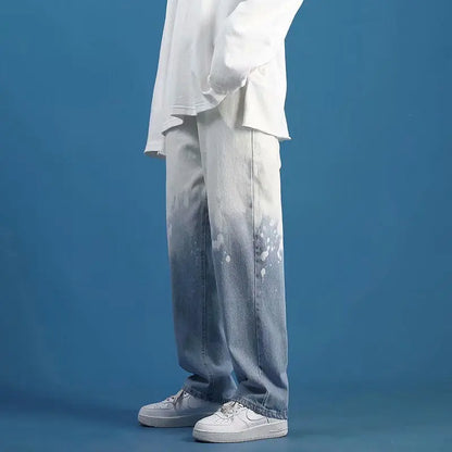 Oversize Gradient Cool Wide Leg Jeans