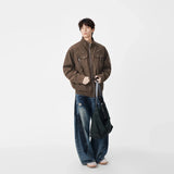Stylish Casual Stand-UP Collar Zip-Up Jacket