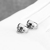 Retro Skull Helix Non-Pierced Earrings