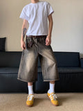 Vintage Washed Wrinkle Jorts