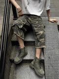 Camo Cargo Cropped Jorts