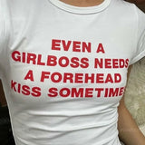 Girl boss Forehead Kiss T-shirt