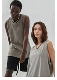 Side Slit Unisex Sleeveless T-shirt