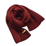 Knitted Thickened Solid Color Scarves