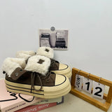 Warm Plush High Winter Lace Up Boots