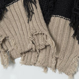 Striped Distressed Vintage Sweater