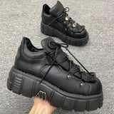 Platform Black Shoes