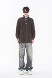 Twisted Cable Knit Sweater
