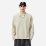 Cozy Winter Logo Solid Color Long Sleeve T-Shirt