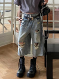 Y2K Grunge Baggy Boyfriend Denim Jorts