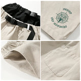 Loose Belt Cargo Shorts