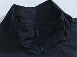 Fashionable Retro Patchwork Casual Windbreaker Jacket