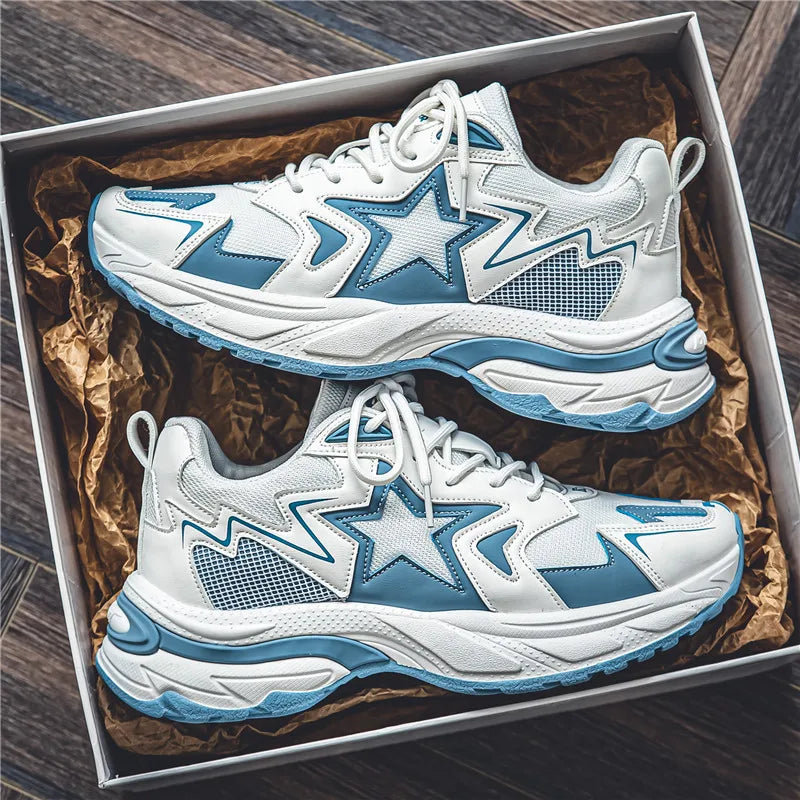 Vintage Stars Platform Sneakers
