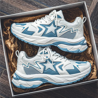 Vintage Stars Platform Sneakers