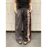 Effortless Y2K Plaid Oversized 2000s Style Sweatpants