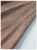 Women's Washed Loose Slit Long Skirt