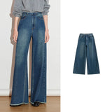 Retro Spring Denim Wide Leg Jeans