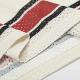 Sport Patchwork Jersey Graphic V-neck Collar T-Shirt