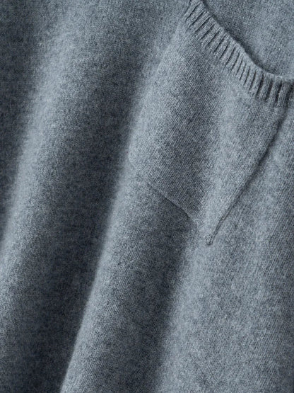 Luxury Cashmere Front Pocket Sweater