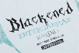 Y2K Chic Oversized Letter Print Short Sleeve T-Shirt