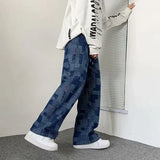 Patchwork Textured Pants