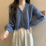 Soft Girl Knitted Button-Up Sweater