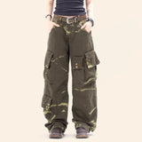 Y2K Chic Luxury Vintage Tie Dye Cargo Jeans