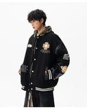 Autumn Embroidered Loose Baseball Varsity Jacket