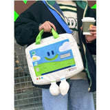 Y2K Smiling Laptop Bag