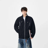 Stylish Casual Stand-UP Collar Zip-Up Jacket