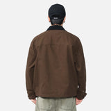 Vintage Metal Buckle Loose Bomber Jacket