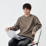 Plush Solid Color Casual Long Sleeve T-Shirt