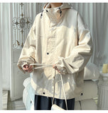 Hooded Windbreaker Loose Jacket