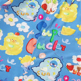 Y2K Vibrant Fashionable Cartoon Graphic Button-Up Shirt