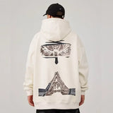 Vibrant Ninja Mudra Graphic Printed Hoodie