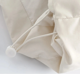 Premium Patchwork Down Drawstring Puffer Jacket