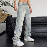 Luxury Retro Vintage Baggy Hip Hop Jeans