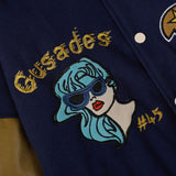 Vintage Embroidery Varsity Jacket